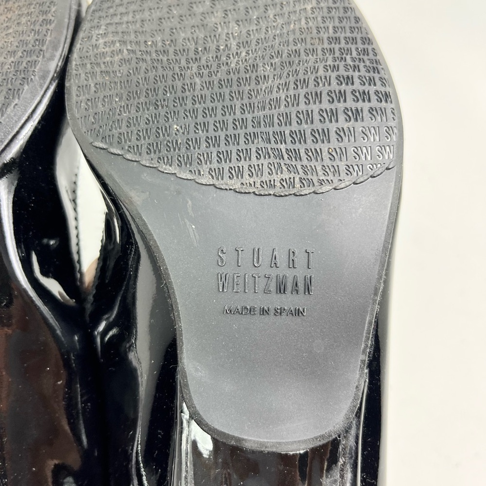 Stuart Weitzman Patent Leather Wedge Shoes - Picture 10 of 12